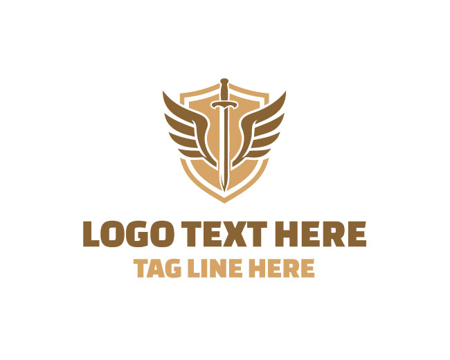 Shield Sword Protection Logo