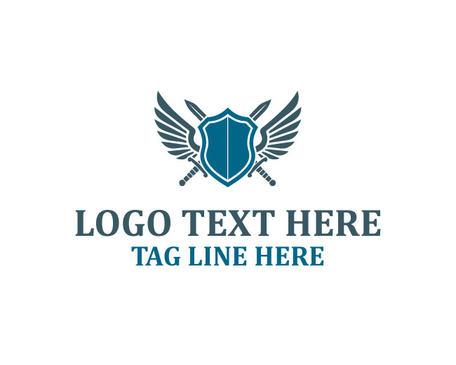 Shield Sword Steel Core Logo