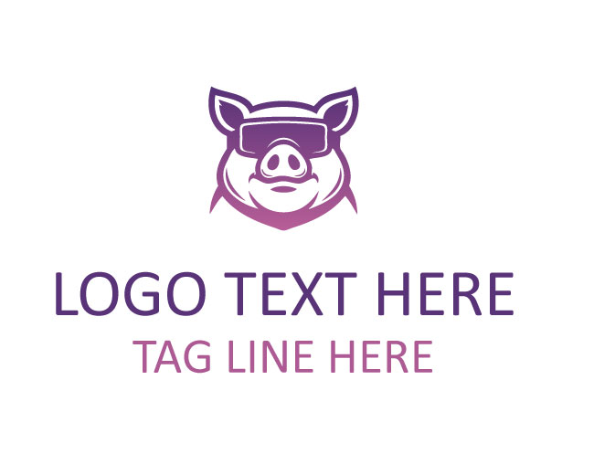 Cute Pig VR Logo