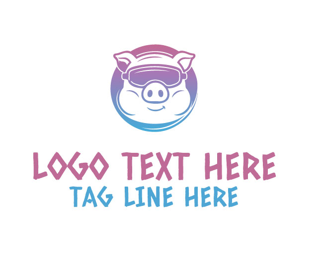 Futuristic Pig VR Lo