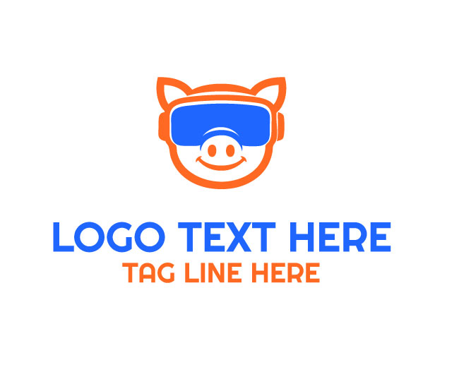 Pig Head VR Logo