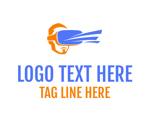 Abstract Virtual Reality Logo