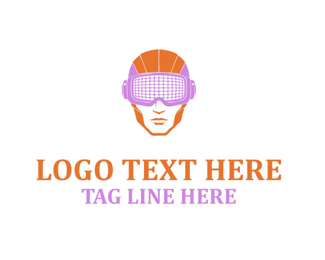  Futuristic Virtual Reality Logo