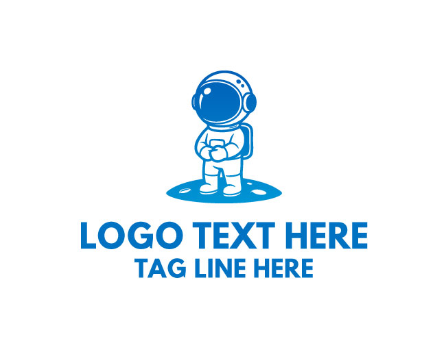Astronaut Space Logo