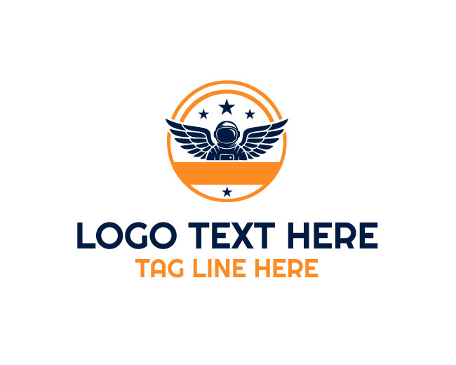 Astronaut Wings Logo