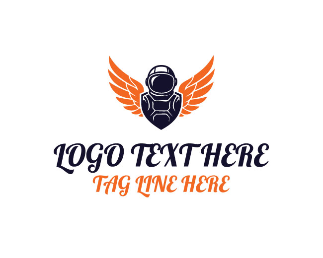 Astronaut Wings Future Logo