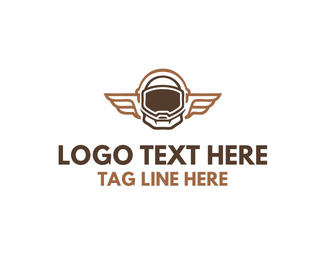  Astronaut Wings Corporate Logo