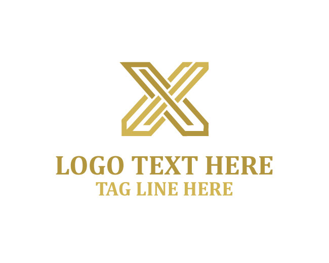 Letter X Modern Logo