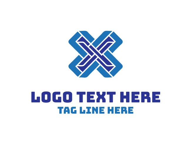 Letter X Corporate Logo