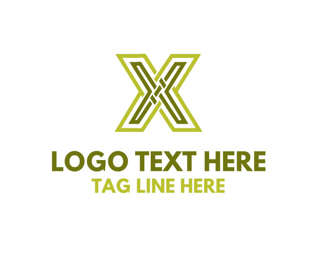 Letter X Creative Logo