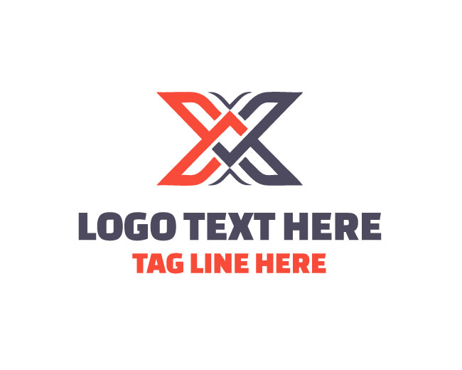 Letter X Visual Logo