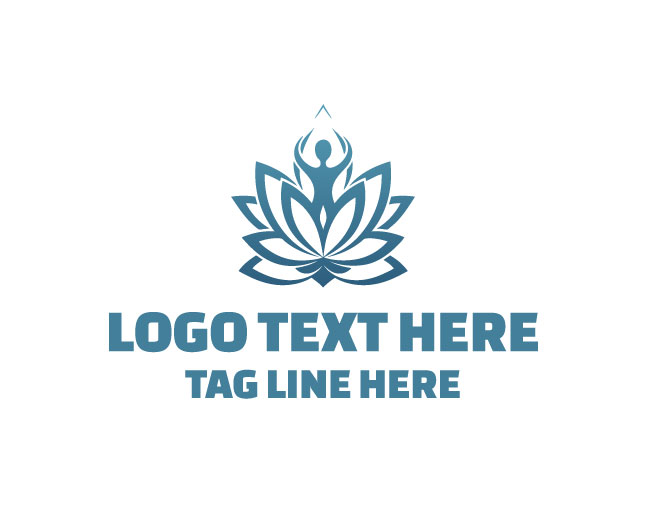 Yoga Wellness Lotus Logo