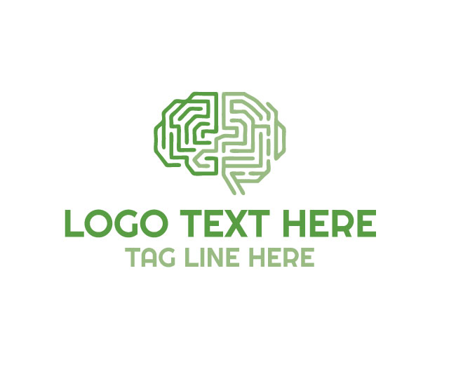  Creative Brain Maze Logo