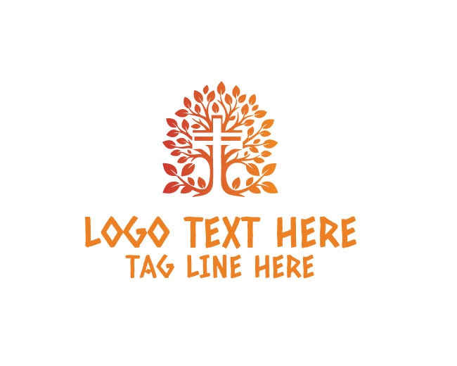 Christian Foundation Tree Logo
