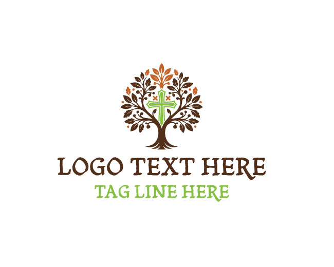 Christian Faith Tree Logo