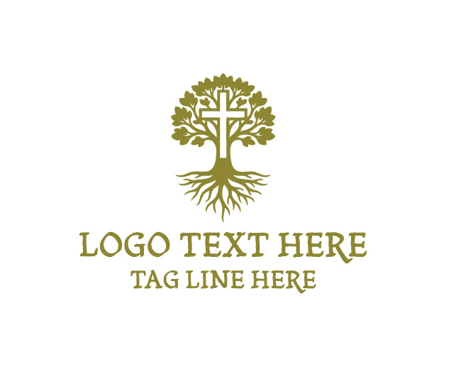 Christian Worship Tree Logo