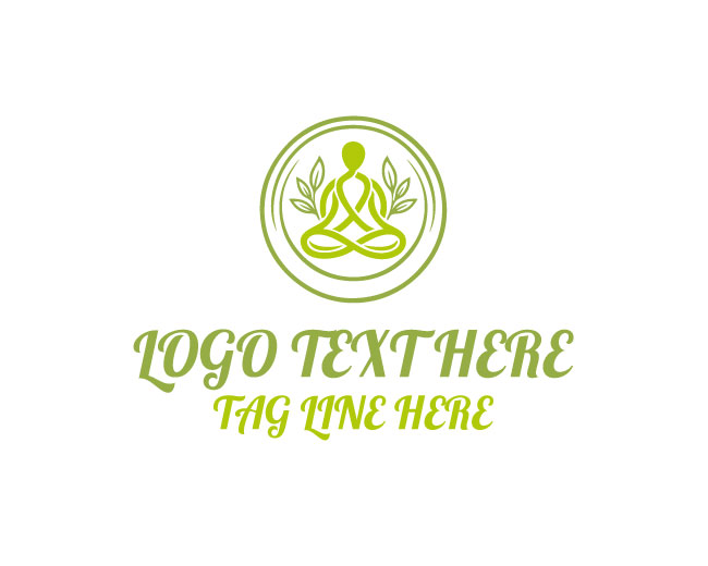 Modern Style Yoga Wellness Logo