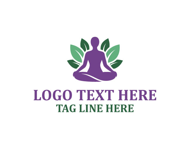  Elegant Modern Yoga Wellness Logo