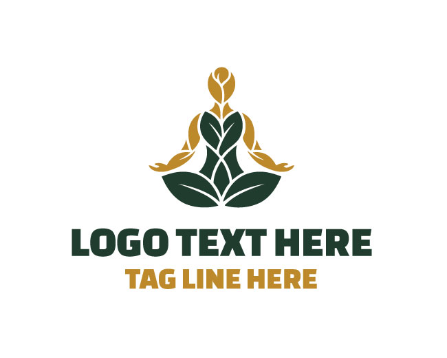  Modern Inner Peace Yoga Logo