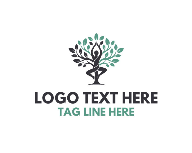 Modern Yoga Wellness Studio Logo