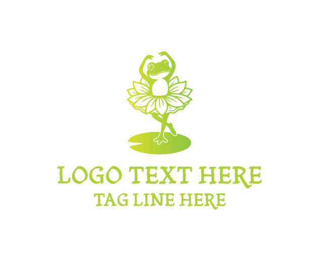  Ballet Princess Frog Logo