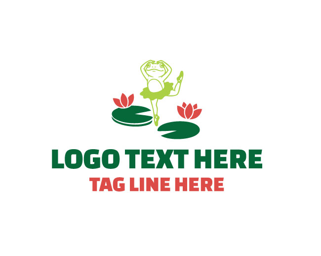  Elegant Frog Dancer Logo