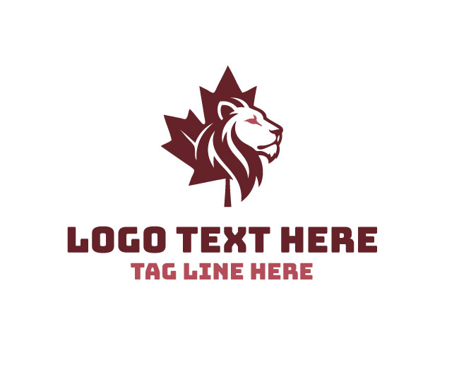 Maple Victory Lion Logo