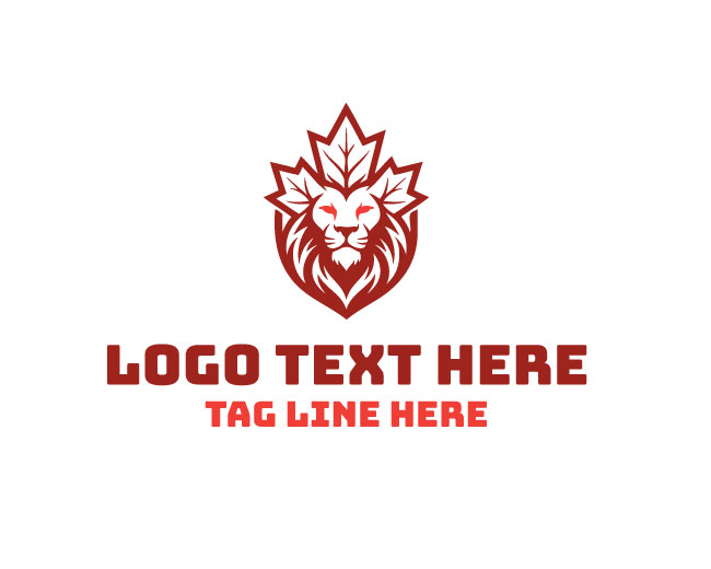  Maple Shield Lion Logo
