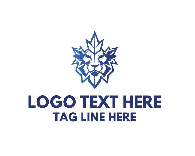  Maple Monarch Lion Logo