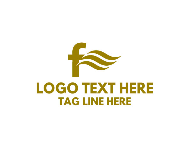 Dynamic Letter F Logo