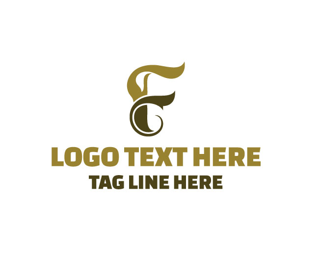 Stylish Letter F Logo