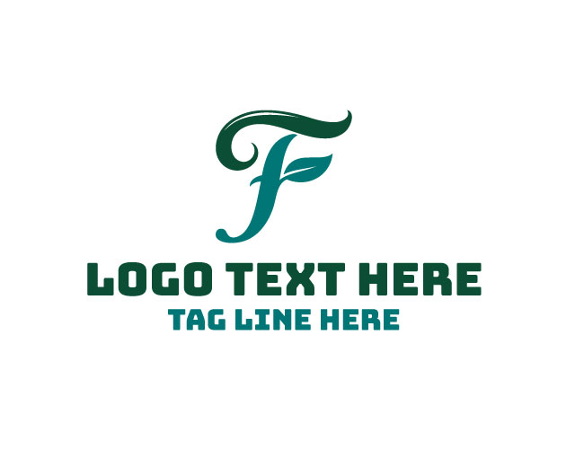 Eco Letter F Logo