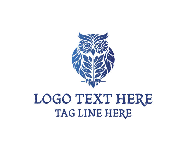 Eco Owl Modern Logo