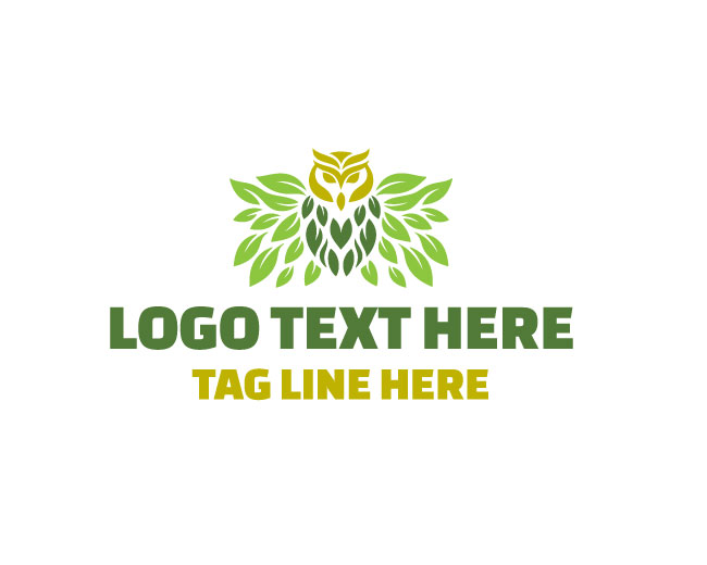 Eco Owl Growth Logo