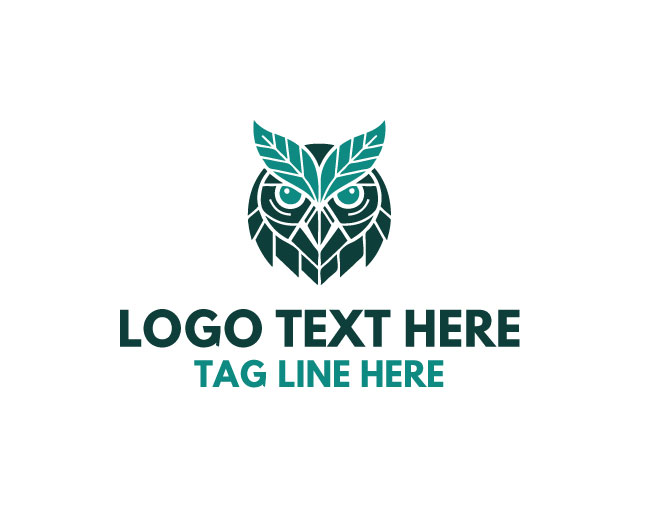 Eco Owl Green Future Logo