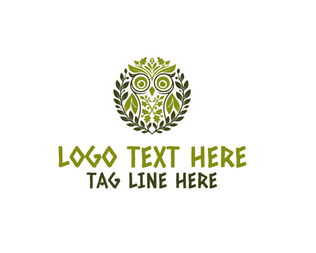 Eco Owl Green Care Logo