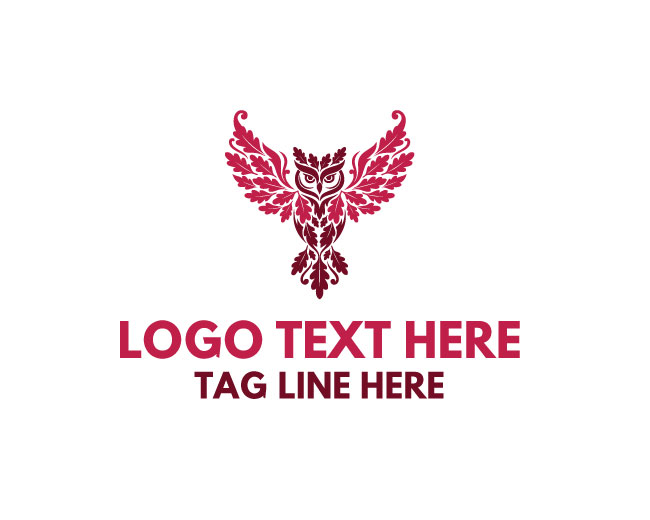 Eco Owl Wings Logo