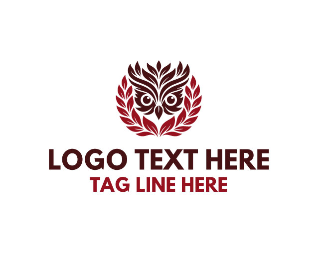 Eco Owl Laurel Logo