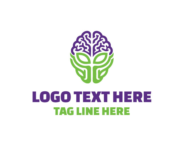 Alien Brain Digital Mind Logo
