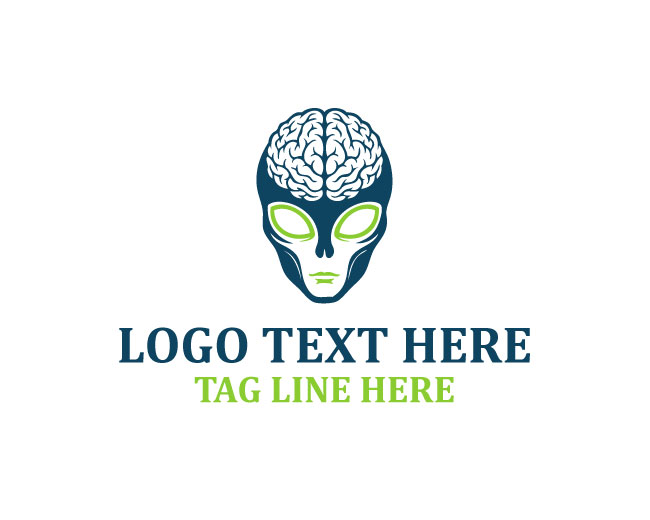 Alien Brain Sky Logo