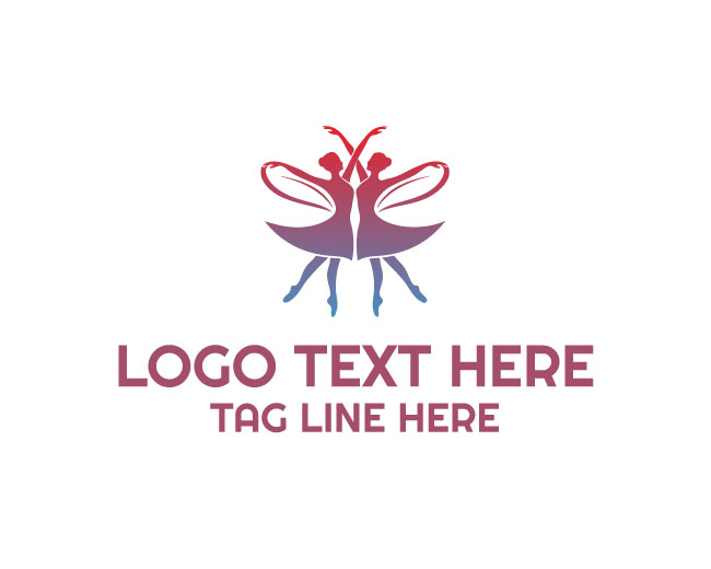 Ballerina Butterfly Logo