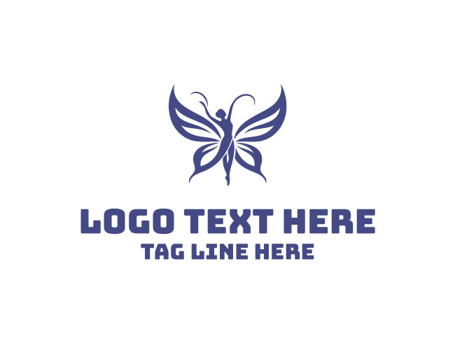 Ballerina Butterfly Dance Logo