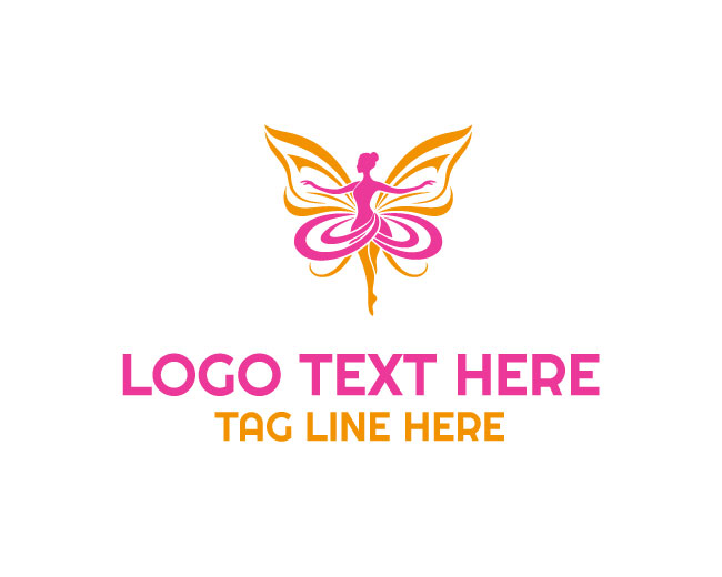 Ballerina Butterfly Wellness Logo