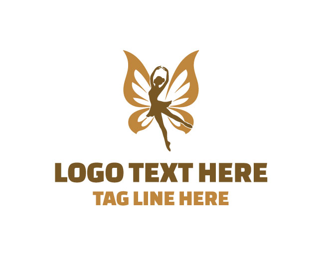 Ballerina Butterfly Logo