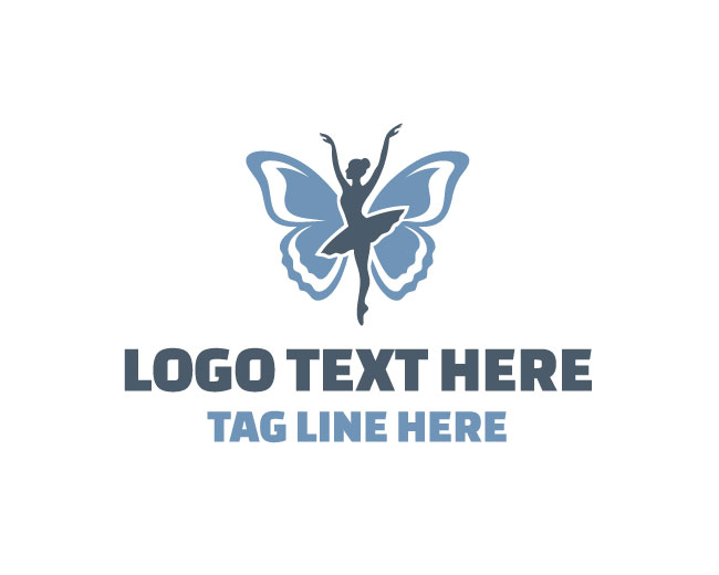 Ballerina Butterfly Light Logo