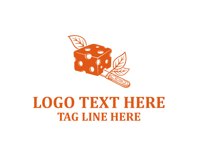 Cheese Slice Mark Logo