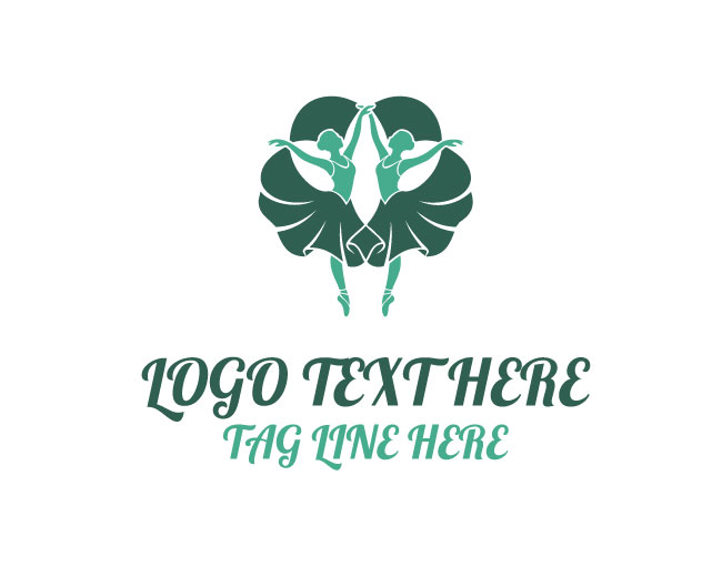 Twin Ballerina Motion Logo