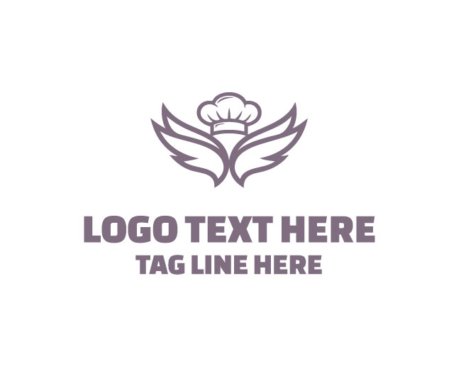 Chef Hat Wings Logo