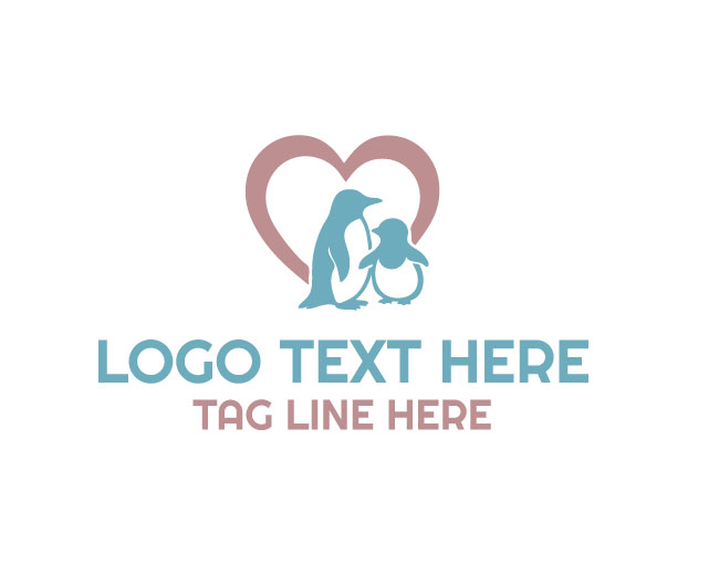 Penguin Heart Logo