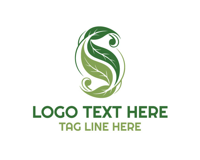 Eco Letter S Logo